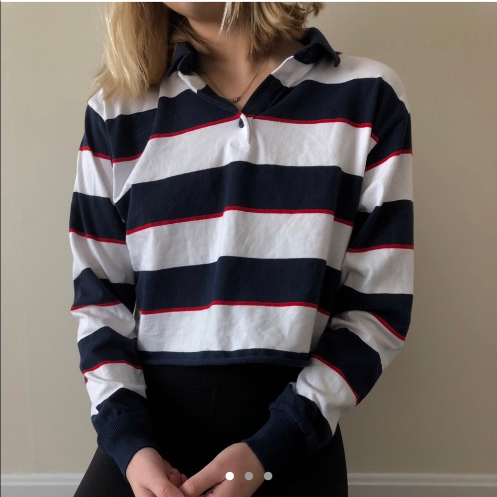 brandy Melville long sleeve stripped shirt